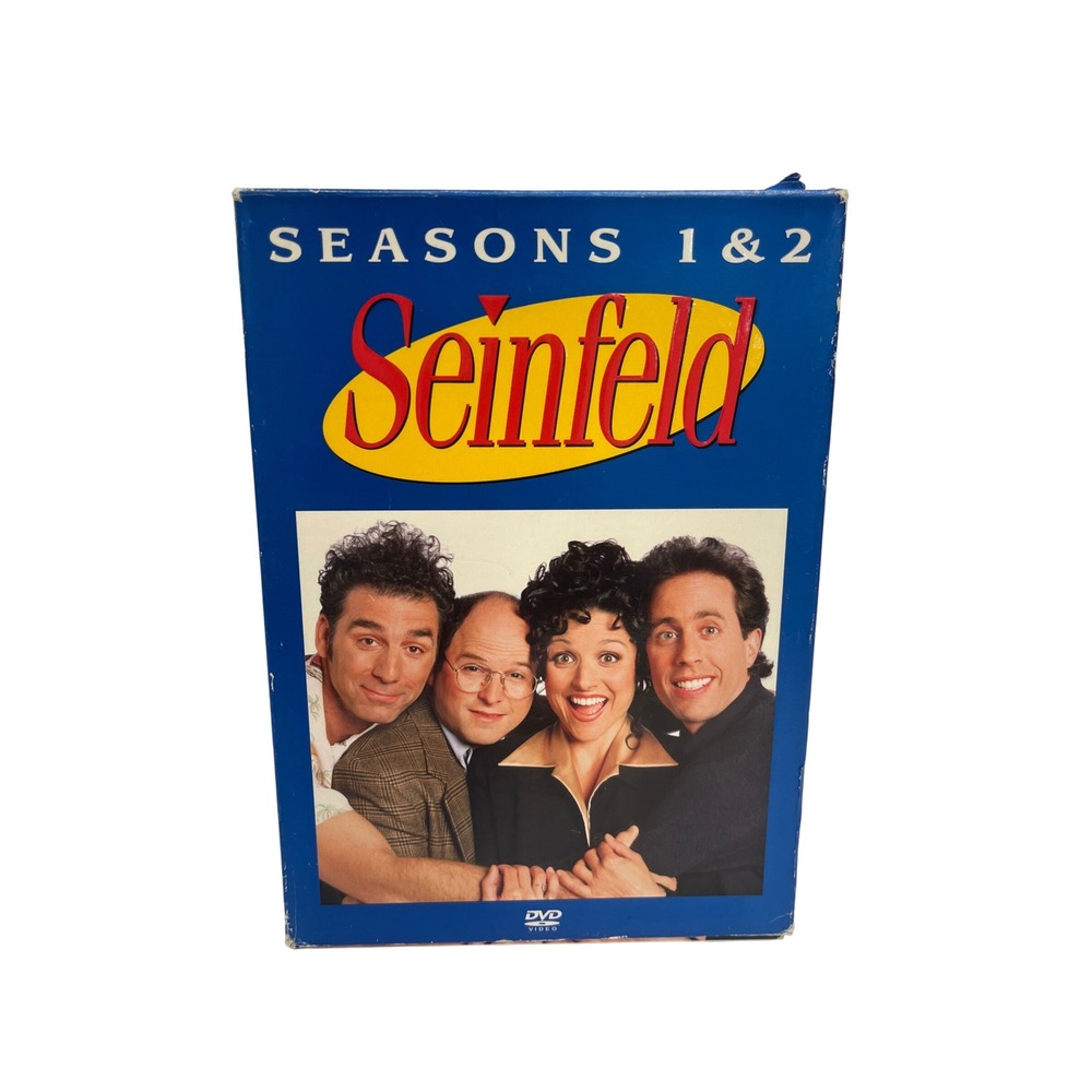 Seinfeld Seasons 1 & 2 DVD Box Set 2004 Remastered 18 Episodes 4-Disc Collection